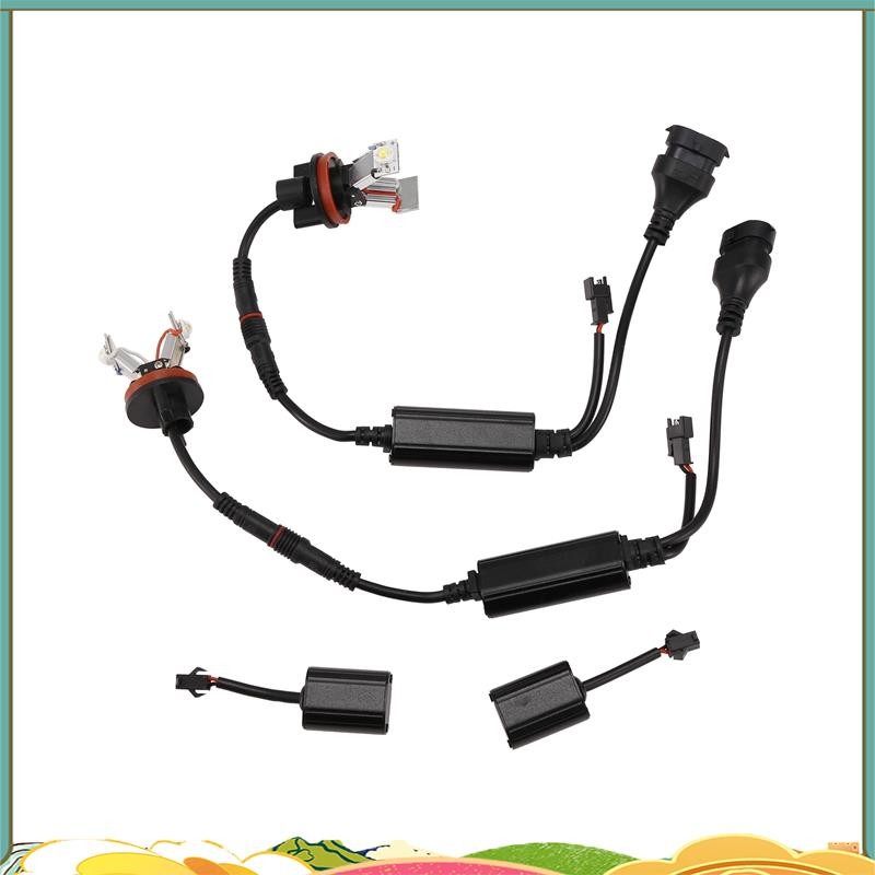 2 ชิ้นรถ LED Angel Eye Light 6000 พัน H8 หลอดไฟสําหรับ E82 E87 E90 E91 E92 M3 E93 E60 E61 E63 E70 X5