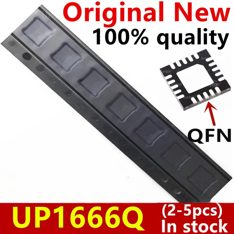 (2-5 ชิ้น) 100% ใหม่ UP1666Q UP1666QQKF QFN-20 ชิปเซ็ต