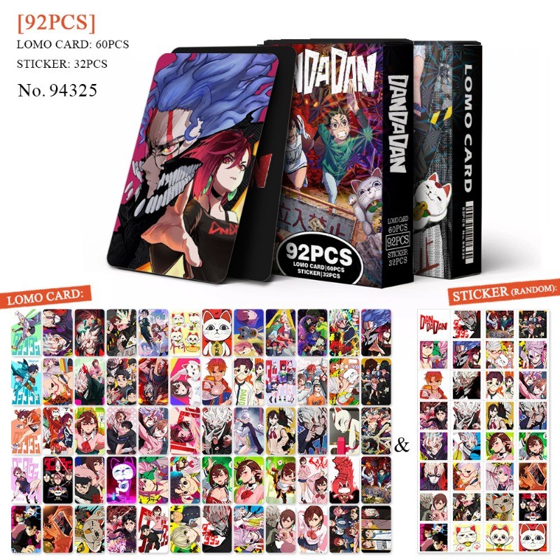 92 ชิ้นอะนิเมะ HD พิมพ์คอลเลกชัน Lomocard Dandadan Lomo การ์ด Momo Ayase สองด้าน Photocards ของขวัญ