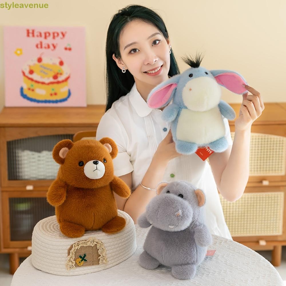 สไตล์เวนิว คาปิบาระของเล่นตุ๊กตา,กระต่ายโคอาล่าไดโนเสาร์สัตว์ตุ๊กตาหมอน,หมอนนอนจําลองนุ่มการ์ตูนช้างตุ๊กตาตุ๊กตาเด็ก