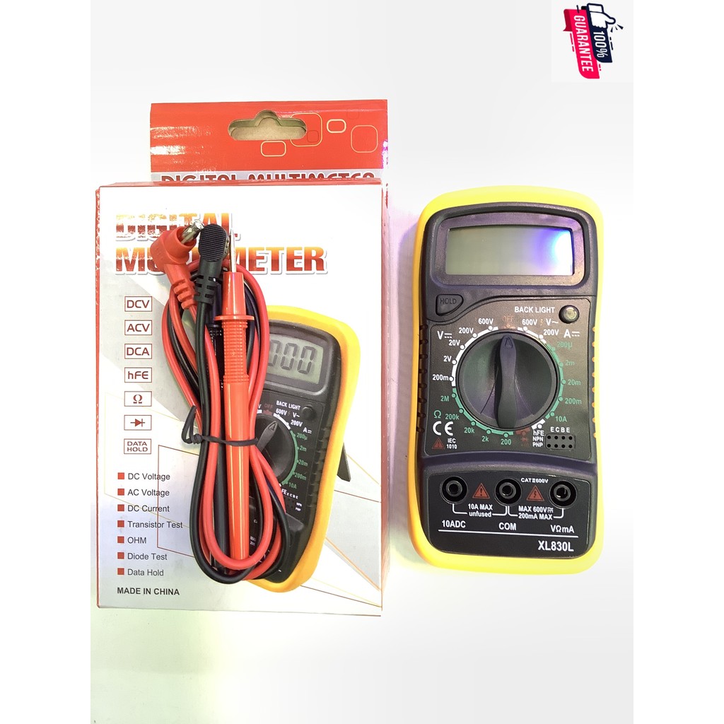 มิเตอร์วัดไฟมิเตอร์ดิจิตอลยี่ห้อsunwaรุ่นDT-830L