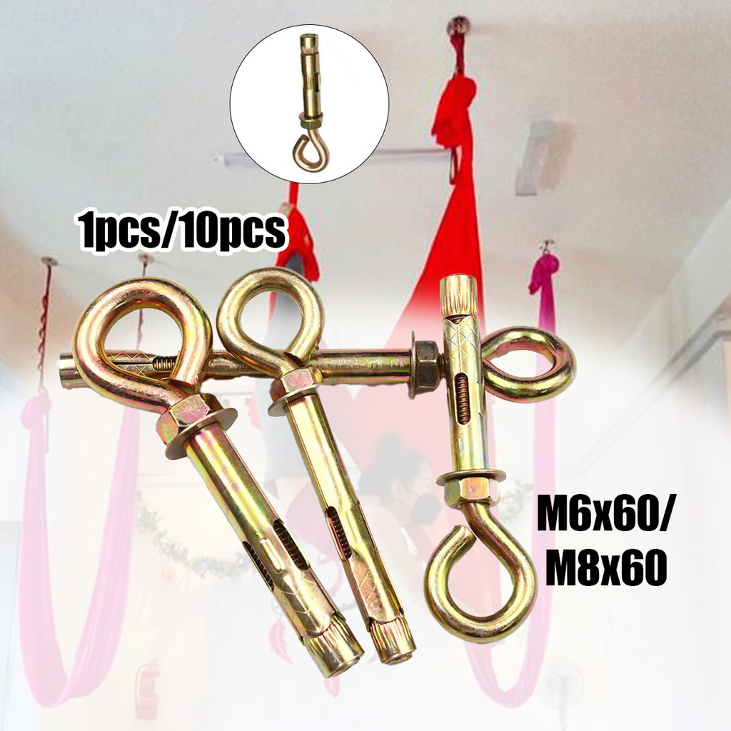 10PCS Eye Hook Dynabolt แขวนฝาครอบ Eye Anchor Eye Bolt Sleeve Anchor
Hook Bolt Sleeve Anchor Bolt Ho