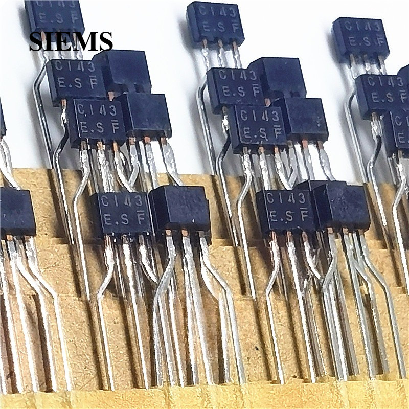 ใหม่ Original C143 DTC143XS ทรานซิสเตอร์เทปถักเท้าทองแดง TO-92S