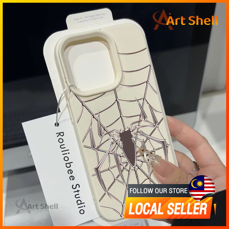 เข้ากันได้กับเคสโทรศัพท์ iphone 16 Pro Max Cool spider 12 13 14 15 11 Pro Max ปลอก xr xs Max 7 8 Plu