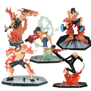 💥จัดส่งจากประเทศไทย💥กล่อง One Piece Luffy Zoro Ace คอสเพลย์ Action Figure อะนิเมะรูป COD สต็อกรูปตุ๊กตาของเล่นสําหรับของขวัญเด็กคอลเลกชันเครื่องประดับรถตกแต่งบ้านตกแต่งเค้ก