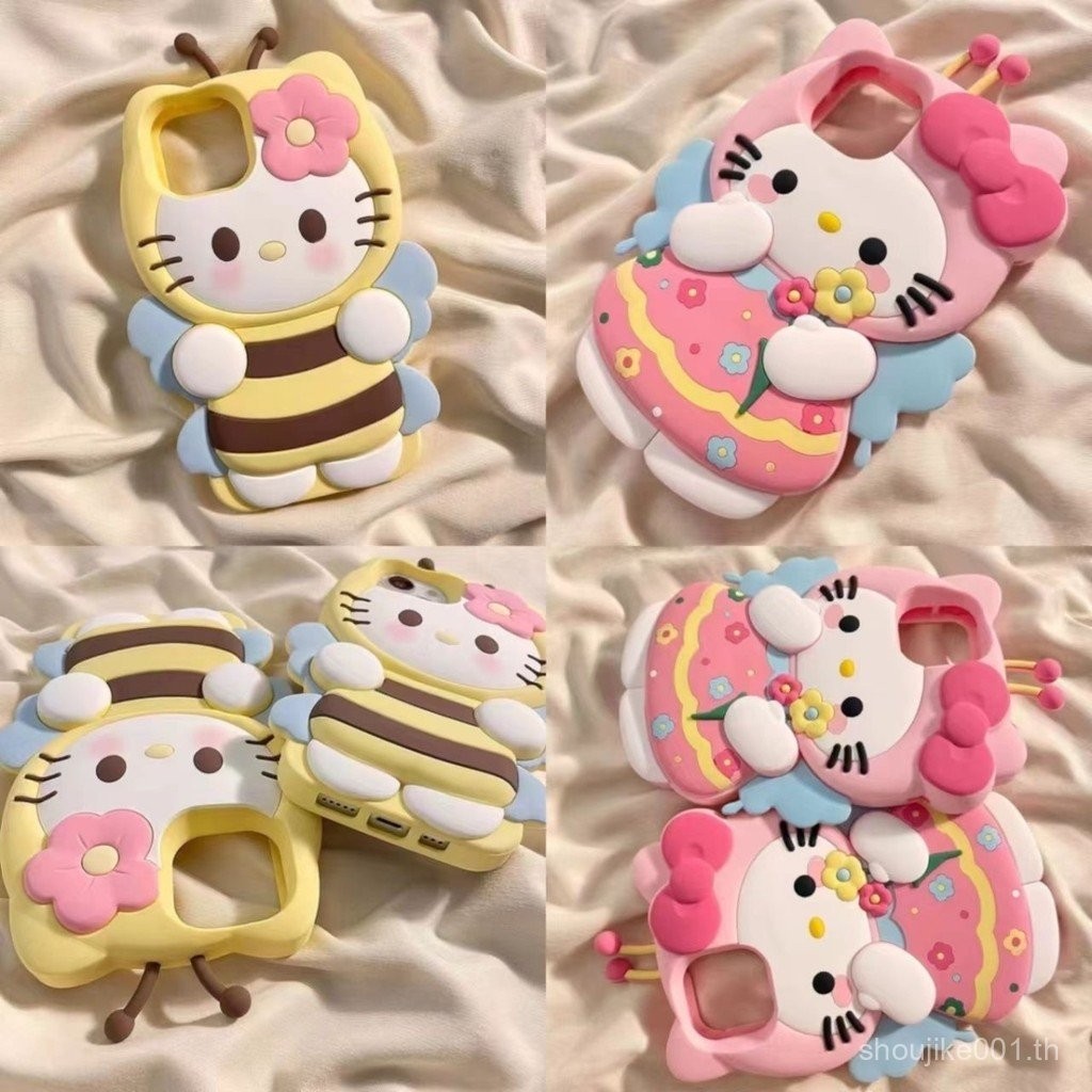 เคสโทรศัพท์ลายการ์ตูนแมวน่ารักสไตล์ไทยสำหรับ iPhone 15 14 Pro Max 13 12 11 XR 7 8 Plus ป้องกันเต็มรูปแบบ กันกระแทก เคสนิ่ม ดีไซน์สร้างสรรค์เฉพาะตัว ราคาถูก Shopee Lazada