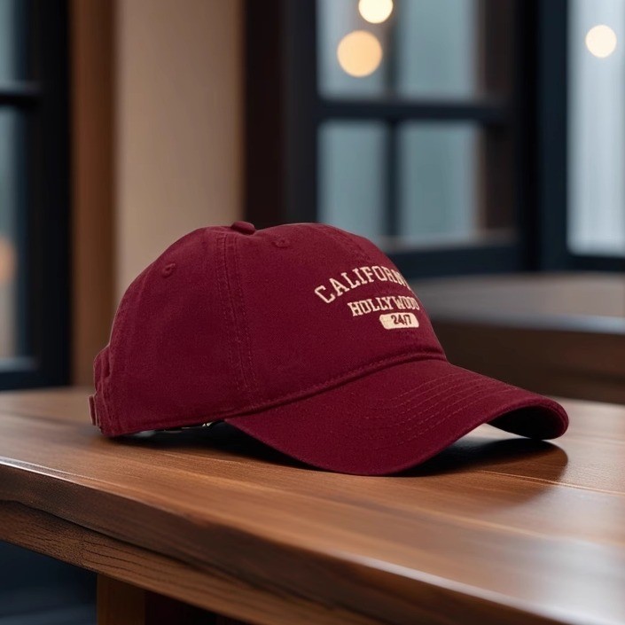 เกาหลีใต้ Dongdaemun American Retro เบสบอลหมวกหญิงตัวอักษรขนาดเล็ก Stab High-Goods Peaked หมวก ins หมวกกันแดดสไตล์