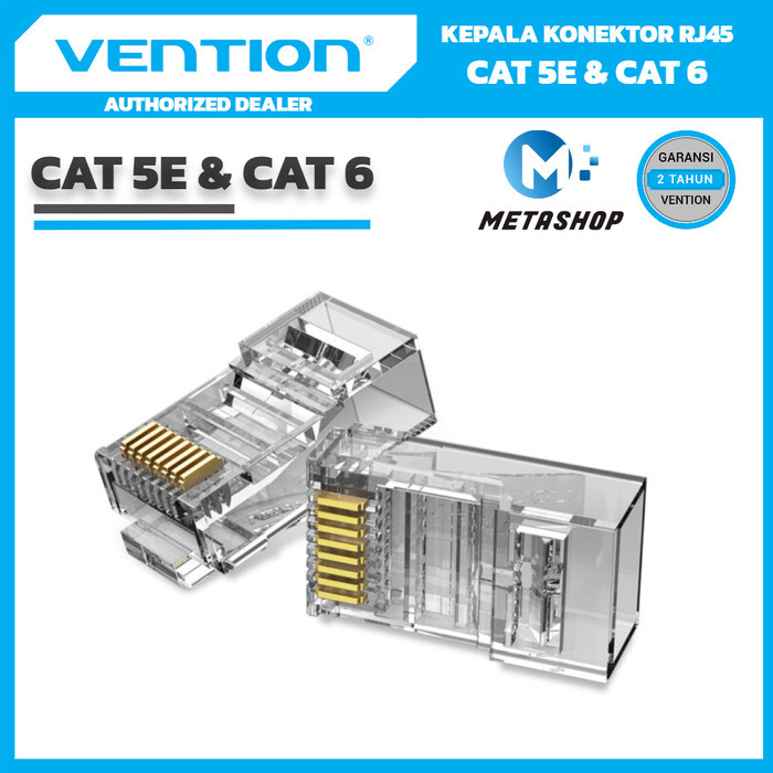 VENTION Connector RJ45 Cat5E Cat6 Connector Head UTP FTP Cable LAN Ethernet Cable