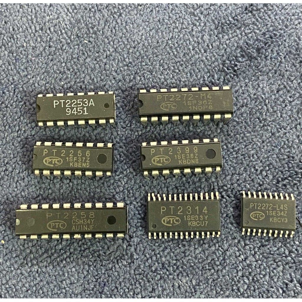 PT2253DIP, PT2256DIP,PT2258DIP ,PT2272DIP ,PT2399DIP ,PT2272SMD ,PT2314SMD มีพร้อมส่งในไทย