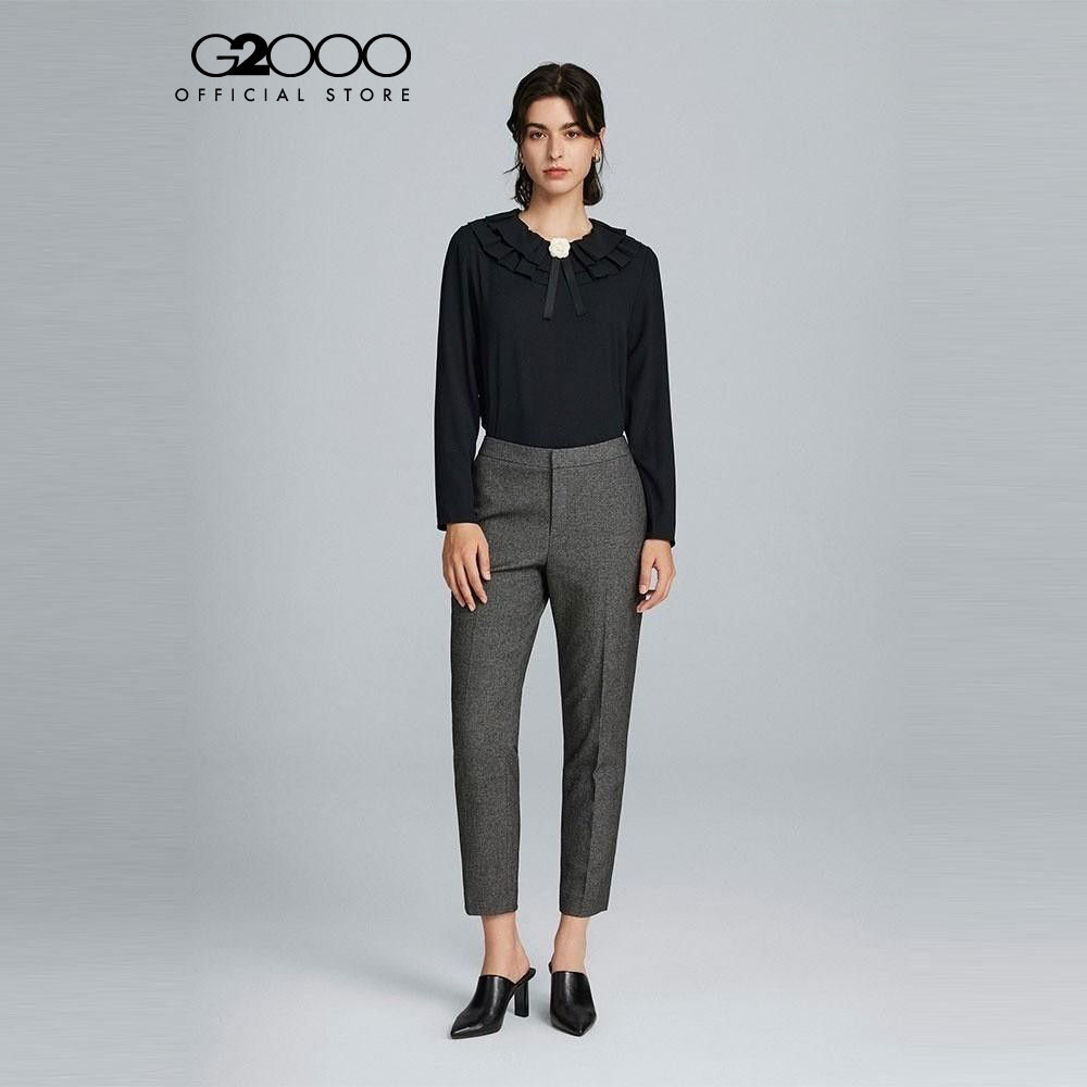 G2000 เสื้อเบลาส์สำหรับผู้หญิง Regular Fit รุ่น 3624106199 BLACK
