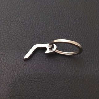 มินิสะดวกที่เปิดขวดสแตนเลสมัลติฟังก์ชั่พวงกุญแจออกแบบที่เปิด…