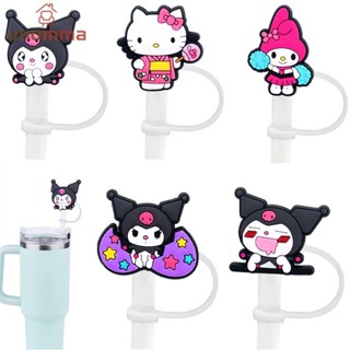 🎈จุกปิดหลอด10 มม. ฝาครอบหลอดซิลิโคนใช้ซ้ําได้ จุกปิดหลอดซิลิ…