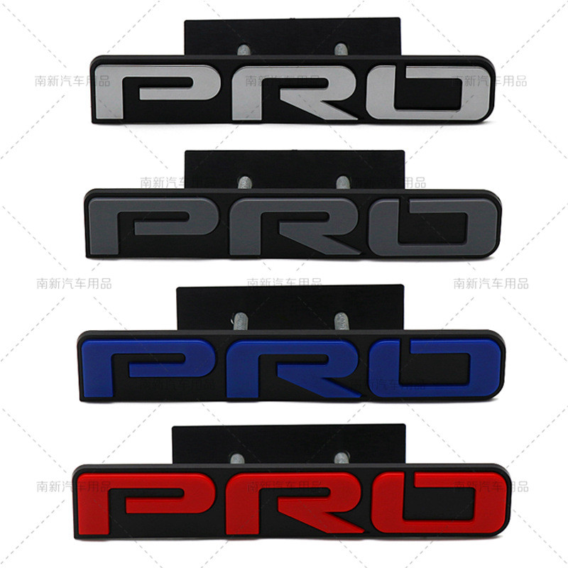 เหมาะสําหรับ TOYOTA TRD PRO Tacoma 4Runner Tundra Grille การปรับเปลี่ยนสติกเกอร์โลโก้สามสี