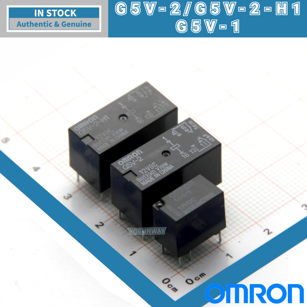 ใหม่แท้ Original OMRON สัญญาณรีเลย์ G5V-1 G5V-2-H1 3V 5V 9V 12V 24V 48V 6PIN 1A 8PIN 2A DC12V 5VDC 1