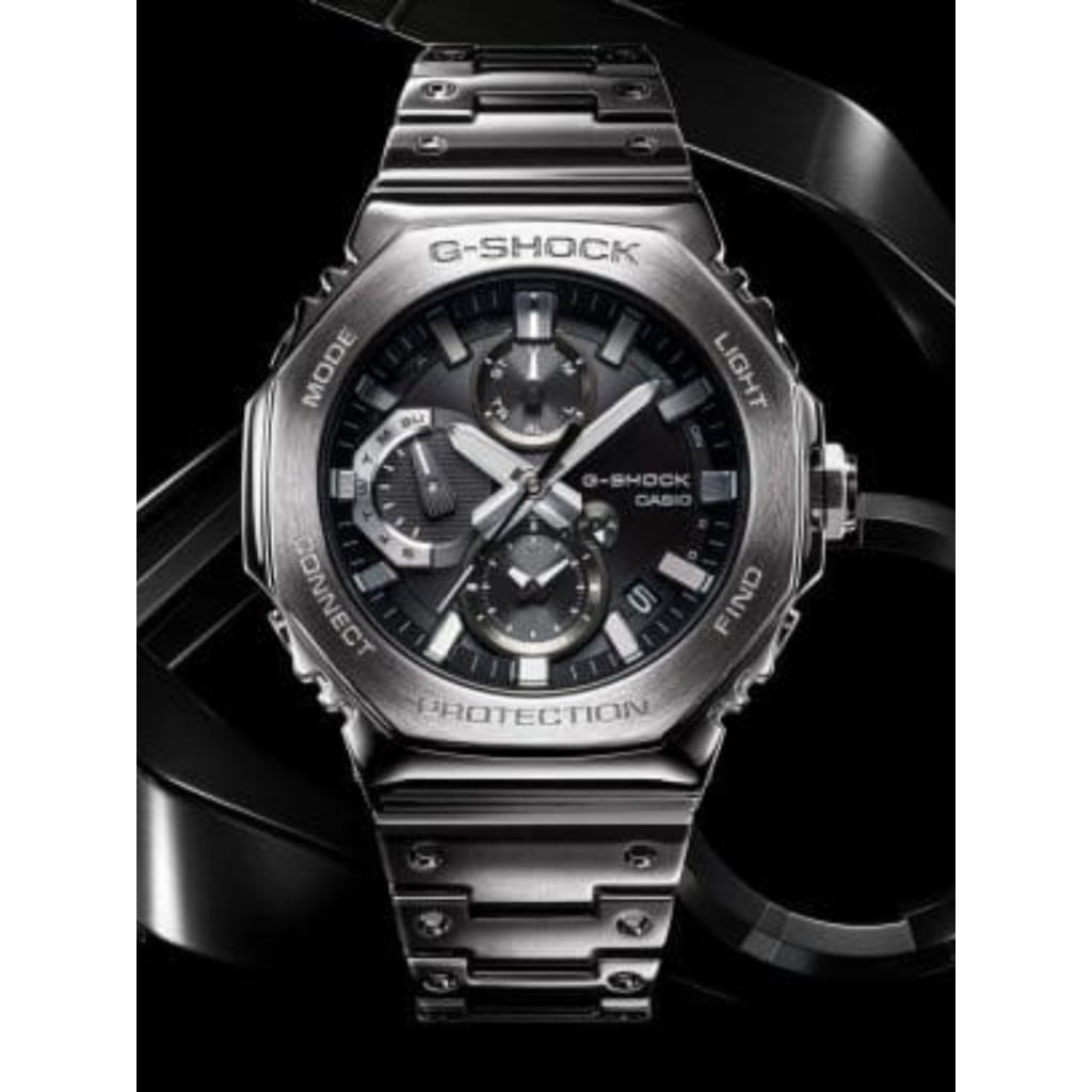 JDM WATCH ★ Casio G-SHOCK GMC-B2100D-1AJF นาฬิกาข้อมือผู้ชาย ควอตซ์พลังงานแสงอาทิตย์ สายสแตนเลส กันน