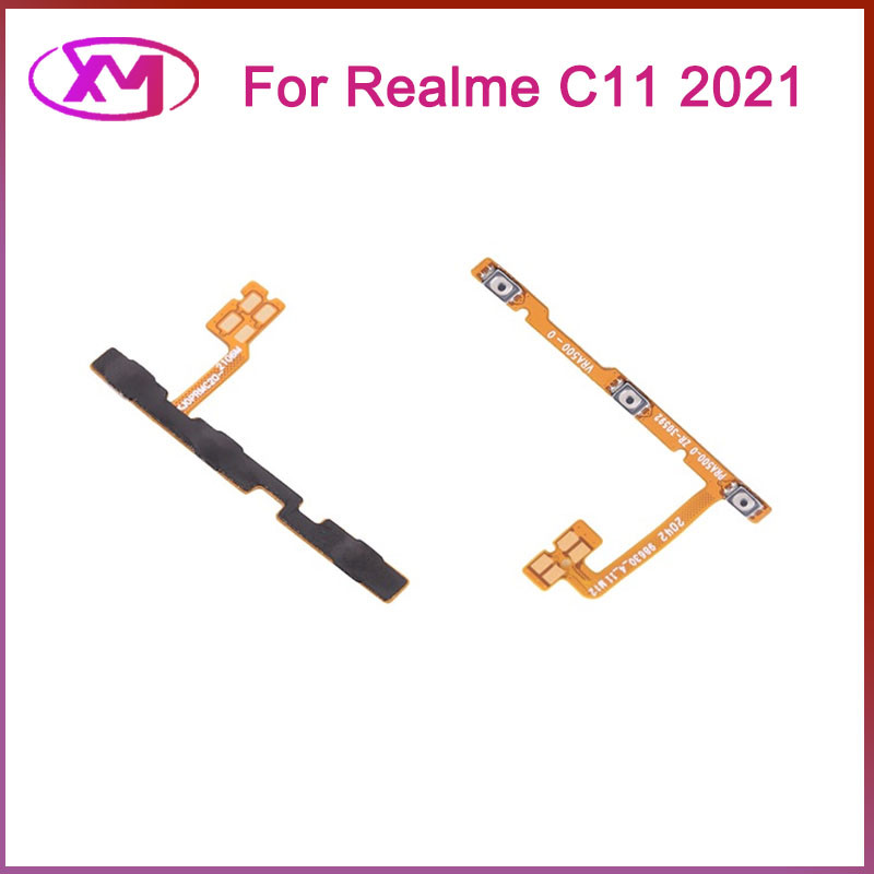 เปิดปิด Realme C11 2020 Mute Switch Control ปุ่มปรับระดับเสียงปุ่ม Flex Cable สําหรับ Realme C11 202