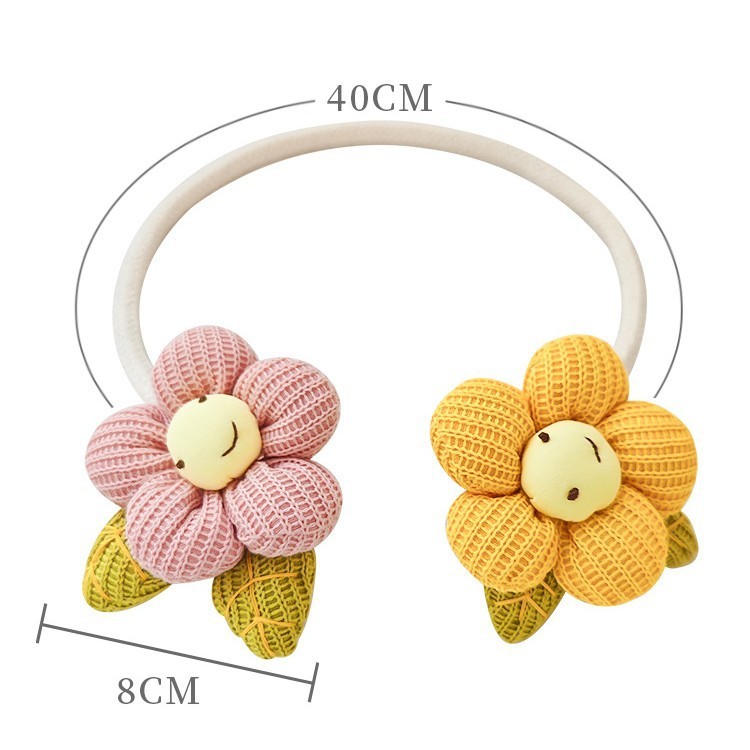 แนะนำ ผ้าม่าน (2ชิ้น) ยิ้มดอกไม้สายรัดผ้าม่าน, แฮนด์เมดน่ารัก, ตาข่ายเก็บผ้าม่านหัวเข็มขัดสายรัด, อุปกรณ์ถัก, ที่ทันสมัยเรียบง่ายสายรัดผ้าม่าน ราคาพิเศษ มีเก็บเงินปลายทาง