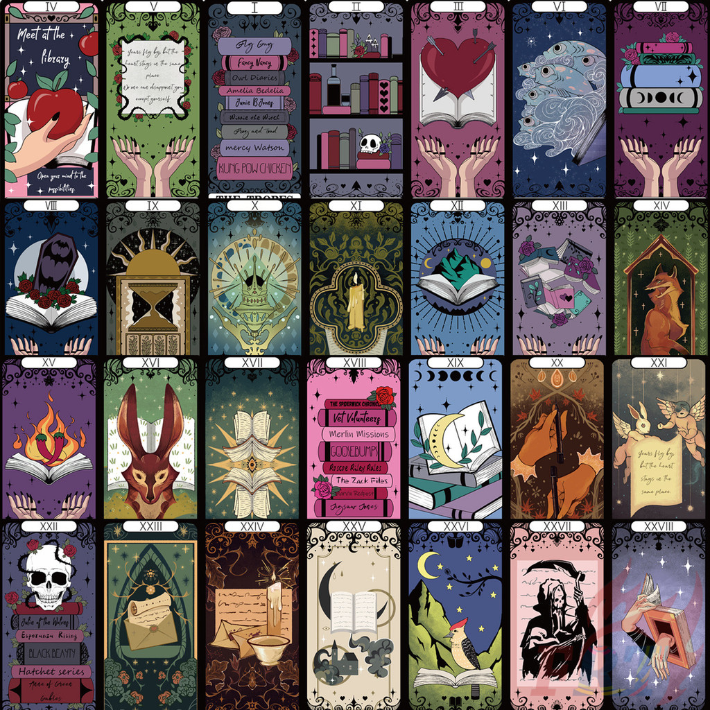 30ชิ้น/เซ็ต การ์ตูนไพ่ทาโรต์ . ที่คั่นหนังสืออ่านหนังสือ หนังสือแฟชั่น เครื่องหมาย ของ หน้า เครื่องเขียน อุปกรณ์การเรียน สํานักงาน