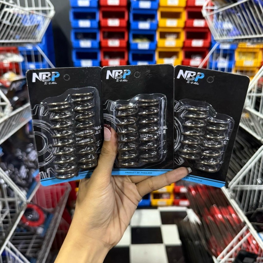 สปริงโหลดโช๊คหน้า GIORNO/LEAD/PCX 150-160 ขนาดโหลด 1 / 1.5 / 2 นิ้ว อะไหล่แต่ง 1ชุด [2ตัว] งานNBP แถ