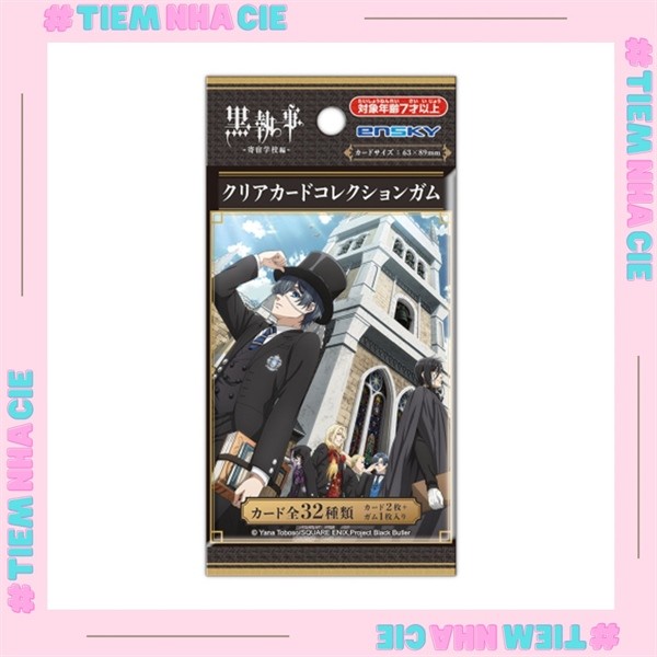 [Cies Shop] [AVAILABLE] BLACK BUTLER DIGNITY CARD CLEAR BLACK BUTLER