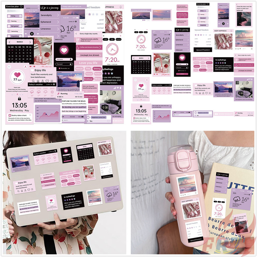 30 ชิ้น ❉ สติ๊กเกอร์ศิลปะแสนสบาย ❉ แฟชั่น DIY สติ๊กเกอร์กันน้ํา Doodle สติ๊กเกอร์ - รูปที่ 4