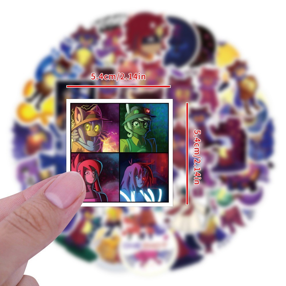 ชุดสติ๊กเกอร์ OneShot เกมชุดสติกเกอร์กราฟฟิตีกันน้ำ, 62 แผ่น/ชุด - รูปที่ 3