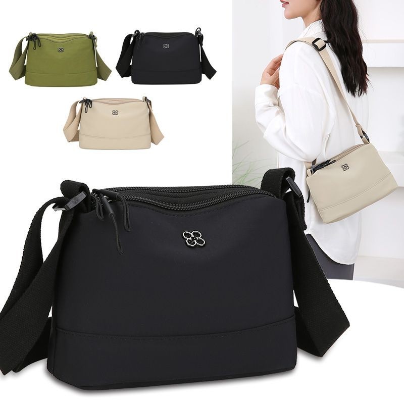 กระเป๋าเป้สะพายหลัง 여성 แบบใหม่ ดีไซน์ไม่ซ้ำใคร ทำจากไนลอน มีความจุมากและน้ำหนักเบา มาพร้อมหลายชั้นสำหรับเก็บของสะดวกสบาย