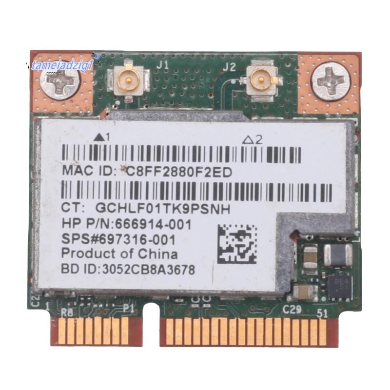 ดูอัลแบนด์ BCM943228HMB 802.11A/B/G 300Mbps Wifi การ์ดไร้สายบลูทูธ 4.0 Half MINI Pci-E โน้ตบุ๊ค Wlan 2.4 Ghz 5 Ghz