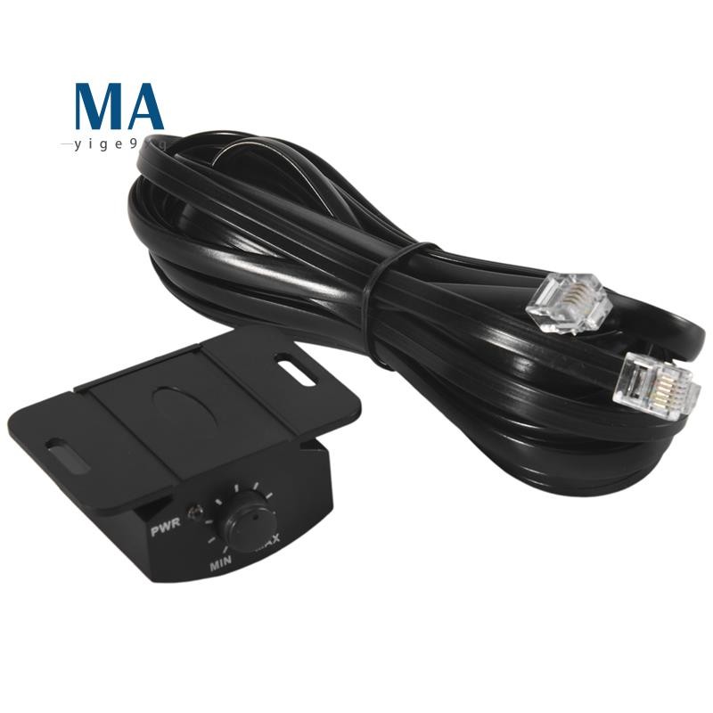Mayige9xqAmplifier อะไหล่อุปกรณ์เสริม Bass Knob Control Remote 6Pin ซับวูฟเฟอร์รีโมทคอนโทรลปรับระดับเสียงปุ่มควบคุมสําหรับลําโพง