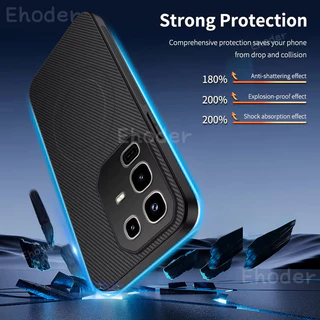 หรูหรา Matte สําหรับ infinix Note 50 Pro Plus 50X 4G 5G 2025 กรณีแม่เหล็กไร้สายสําหรับ Note50 Note50Pro Note50Pro + Note50X Note50S 50S Soft TPU กรณี