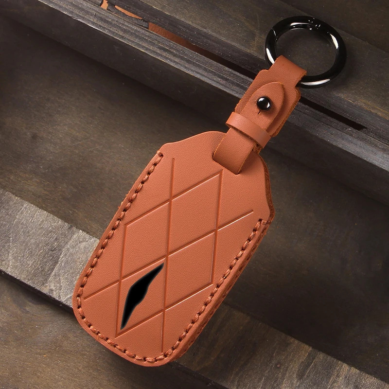 For Hyundai Genesis G80 2023 2024 2025 G70 G90 G90RS4 GV60 GV80 Leather Car Key Bag Cover Case