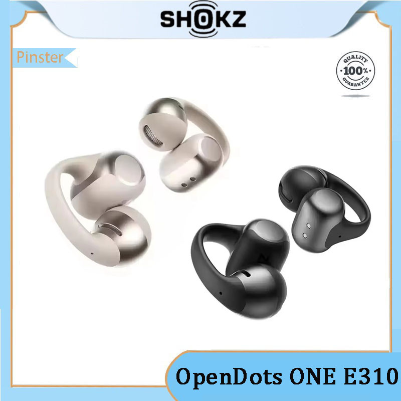 Shokz OpenDots ONE E310 ไร้สายบลูทูธ 5.4 หูฟังไทเทเนียมแบบไดนามิก Dolby เสียง AI ลดเสียงรบกวนหูคลิปหูฟังที่กําหนดเอง