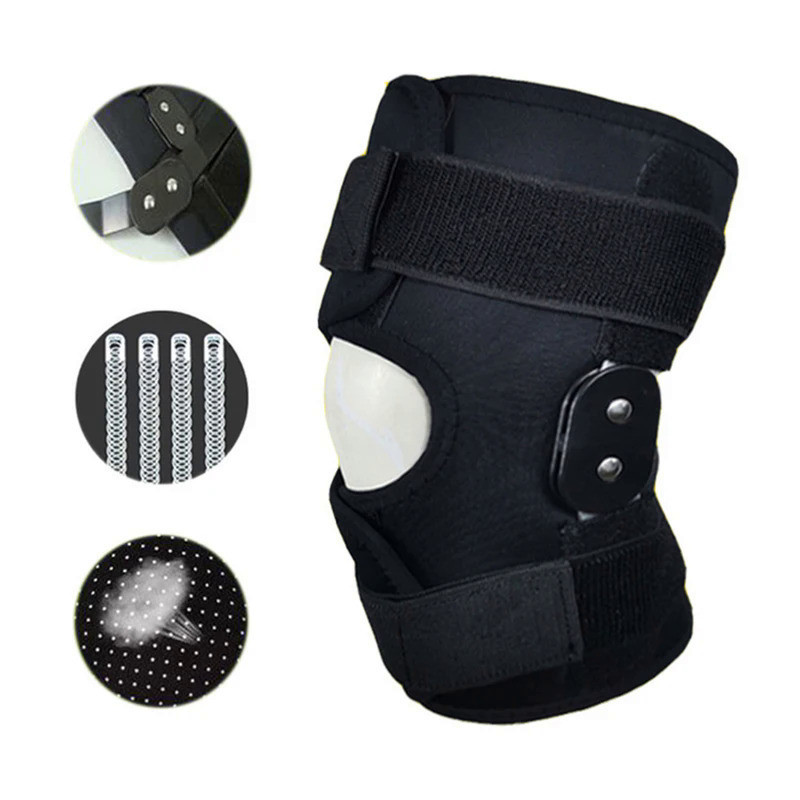 Adjustable Breathable Knee Brace Orthopedic Stabilizer Knee pads Support Guard with Inner Flexible H