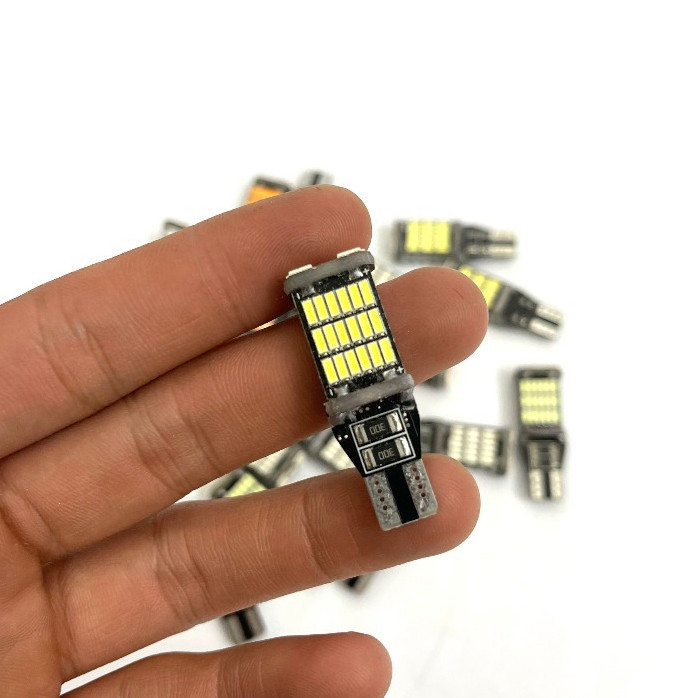 ไฟเลี้ยวรถจักรยานยนต์ หลอดไฟ LED ไฟเลี้ยว T15 สี LED ทั้งหมด T15 Hot in 2025 รหัส 77