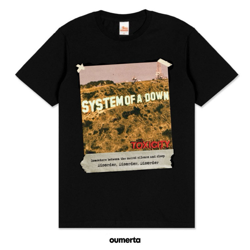 เสื้อยืดวง SAD - เสื้อยืด Unisex Toxicity Combed 24s