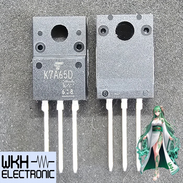 เครื่องมือชิ้นส่วน Original TK7A65D 650V 7A K7A65D K7A65 ซิลิคอน N ช่อง MOSFET TO-220