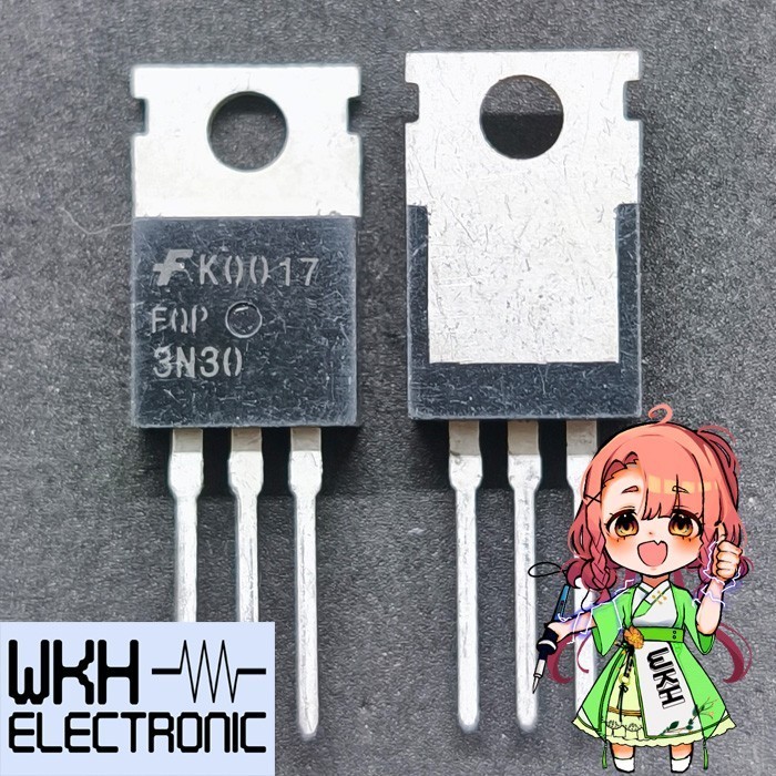EWR27 FQP3N30 FQP 3N30 Mosfet N Ch 300V 3.2A TO220