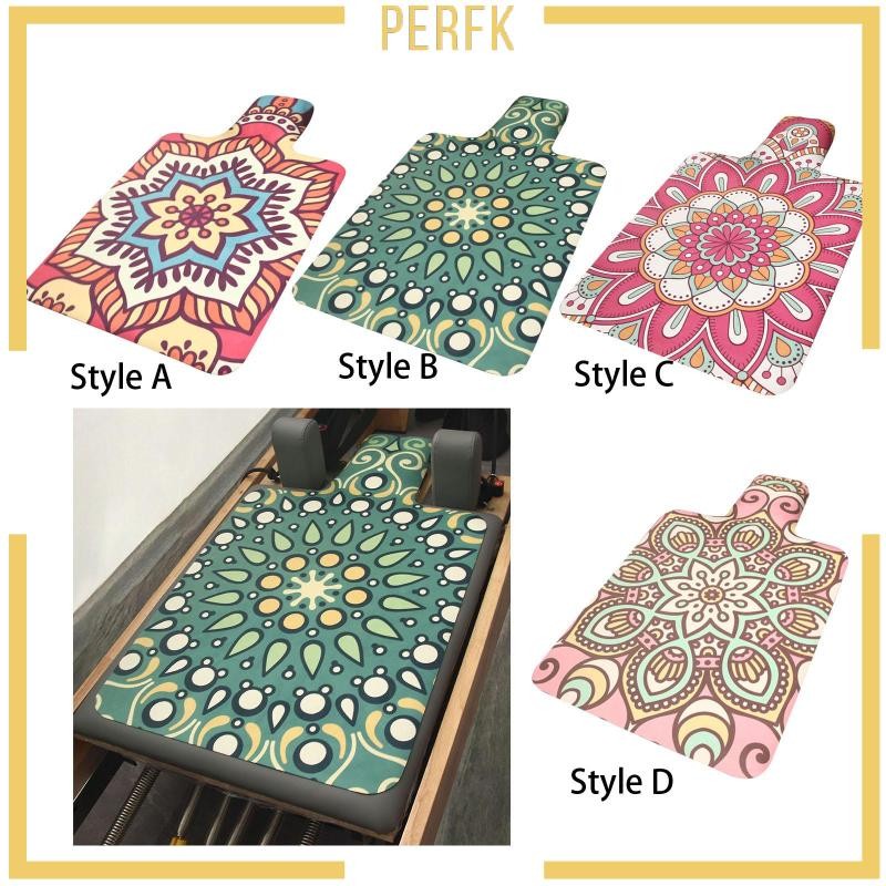 [Perfk] พิลาทิส Reformer Mat Pilates Reformer Pad Professional Pilates Mat สําหรับโยคะยิมอุปกรณ์บ้าน