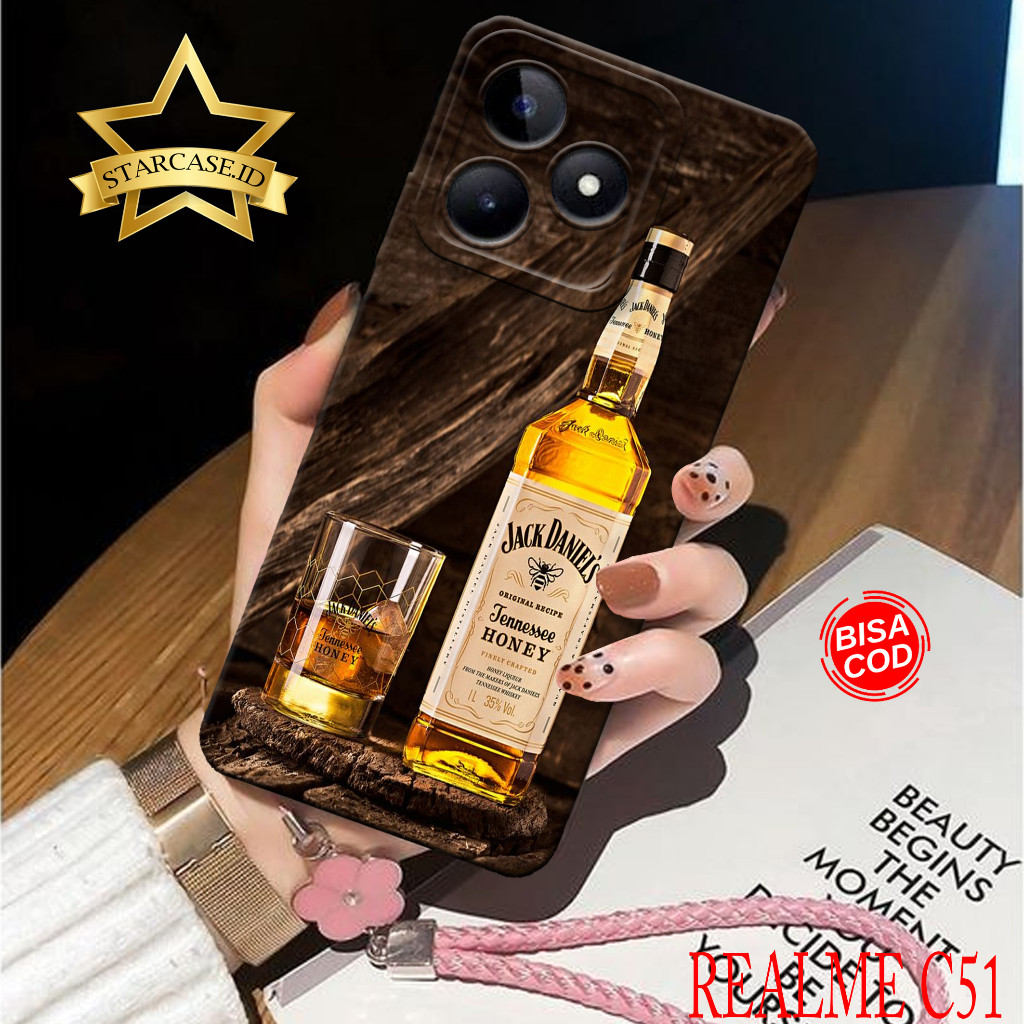 HP เคสโทรศัพท์ Realme C51 2023 ใหม่ล่าสุด - starcase.id - เคส Realme C51 - เคสเครื่องดื่มแฟชั่น - เค