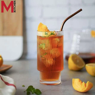 M KITCHEN YYF แก้วน้ำ แก้วกาแฟ ทรงเหลี่ยม สไตล์มินิมอล (A0)
