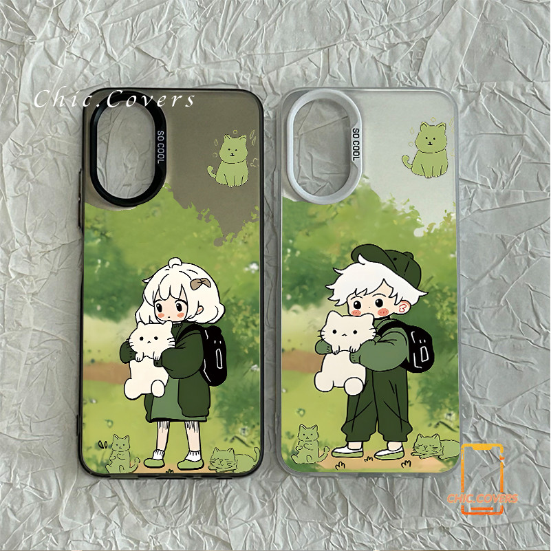 สำหรับ OPPO A18 A38 A15 A15s A60 A35 A17 A17K A79 5Gสาวสนามหญ้า OPPOA57(4G) A77 A77S(4G)