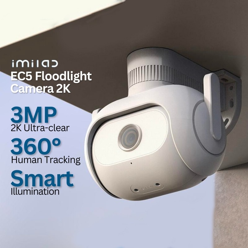 กล้องวงจรปิด Imilab ec5 2K กล้องรักษาความปลอดภัย กันน้ำ IP66 กล้องวงจรปิดกลางแจ้ง รองรับแอป Mijia