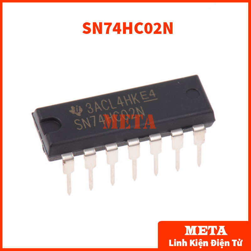 SN74HC02N DIP 14 Pins - SN74HC02 74HC02 7402 HC02 ใช้สําหรับวงจรตรรกะอิเล็กทรอนิกส์