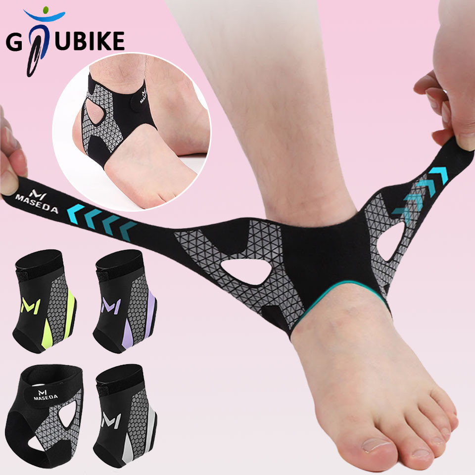 GTUBIKE กีฬาออกกําลังกายรั้งข้อเท้าบางเฉียบยืดหยุ่นระบายอากาศป้องกันการแตกหักเท้าข้อต่อป้องกัน