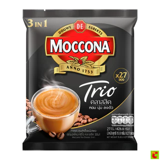 มอคโคน่า ทรีโอ กาแฟปรุงสำเร็จชนิดผง 3อิน1 คลาสสิก 15.8 ก. แพ็ค 27