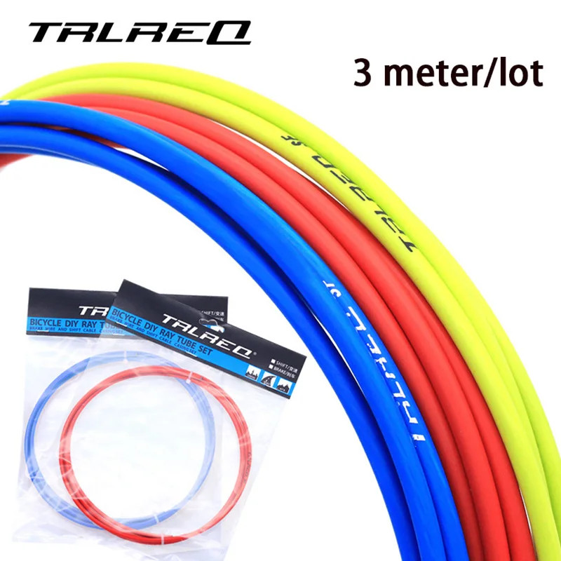 TRLREQ 3M Universal จักรยานสายเบรคที่อยู่อาศัย Shift สายท่อลวดสําหรับ 4 มม./5 มม.MTB จักรยานเสือหมอบ Derailleur สายเบรคด้านหน้าด้านหลัง