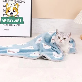 wen.W1 สัตว์เลี้ยงผ้าห่มสุนัขสำหรับสุนัขผ้าห่มแมวแมวสำหรับเตียงนอนผ้าห่มขนาดเล็ก