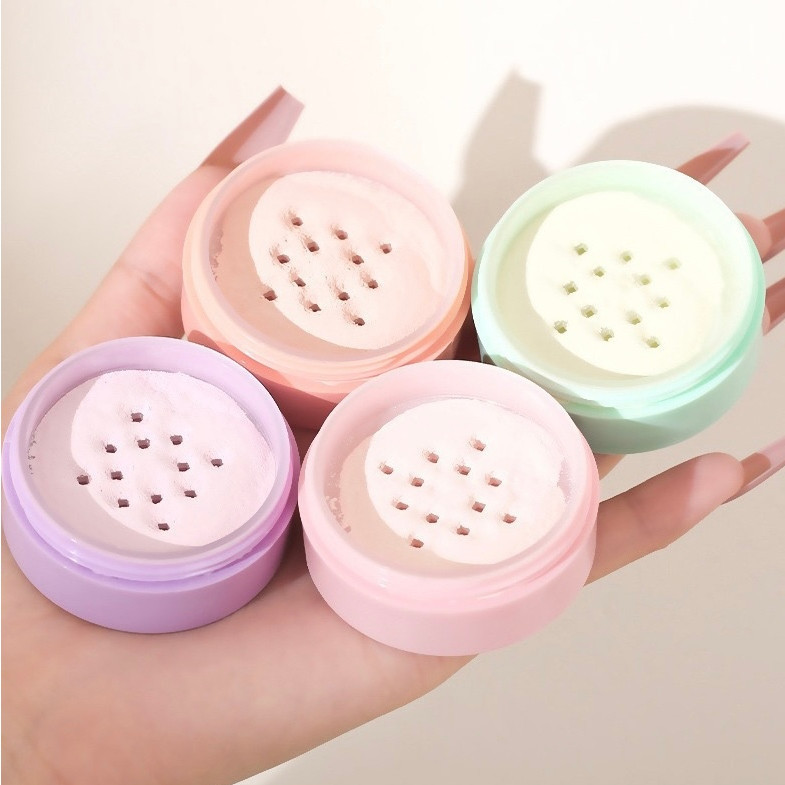 pink.girl :แป้งฝุ่นชนิดโปร่งแสง สำหรับเเต่งหน้าแป้งเจ้านาง-นุ่มและเนียน,ทำให้ผิวดูเนียนใสขึ้นFS539 - รูปที่ 4