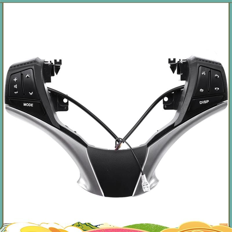 สวิตช์ควบคุมเสียง 84250-0D120 84250-0D120-E0 พวงมาลัยมัลติฟังก์ชั่นเหมาะสําหรับ Toyota Yaris 2013-20