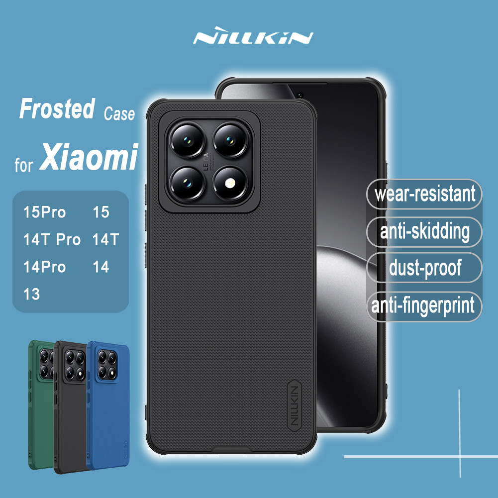 Super Frosted Shield Pro เคสโทรศัพท์ Nillkin สําหรับ Xiaomi 15Pro Xiaomi 14T Pro Xiaomi 14Pro Xiaomi